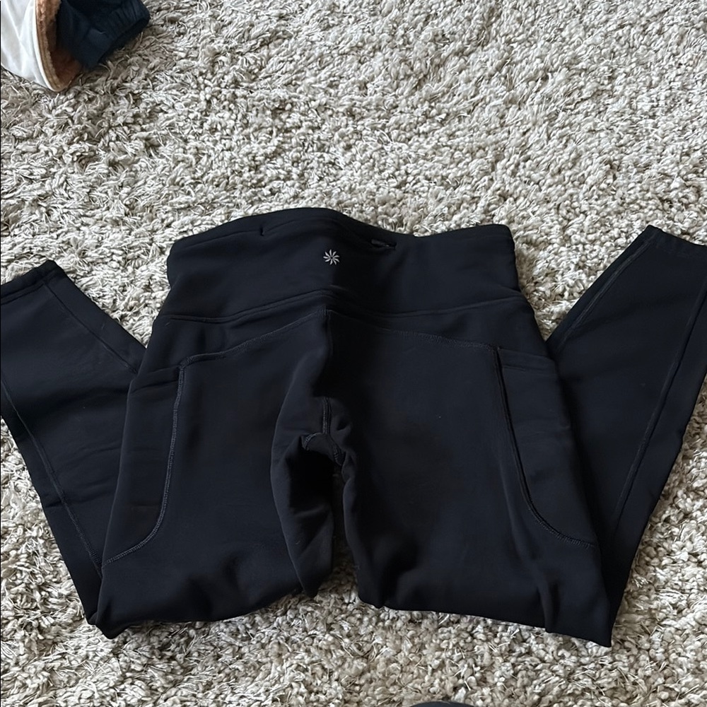 Athleta fleece lined leggings